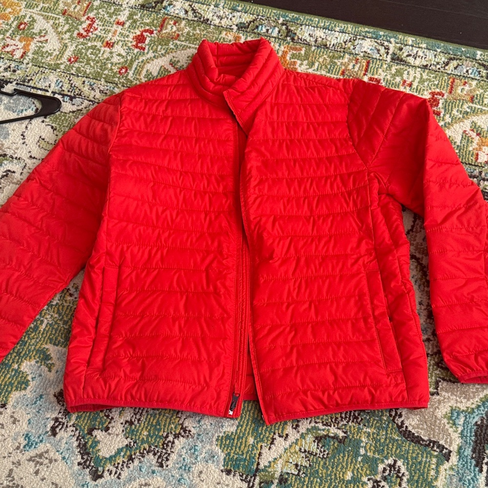 GAP Red Windproof Puffer Jacket